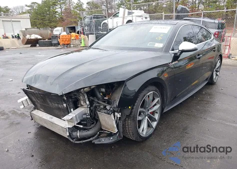 2018 Audi S5 3.0T Premium Plus z USA, uszkodzony, nr VIN WAUB4CF57JA005982